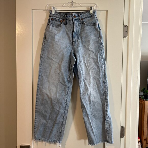Madewell The Curvy Perfect Vintage Wide-Leg Jean - Sz 26 - Picture 6 of 7